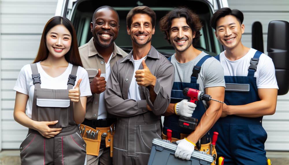 Our professional team at County Garage Door Repair