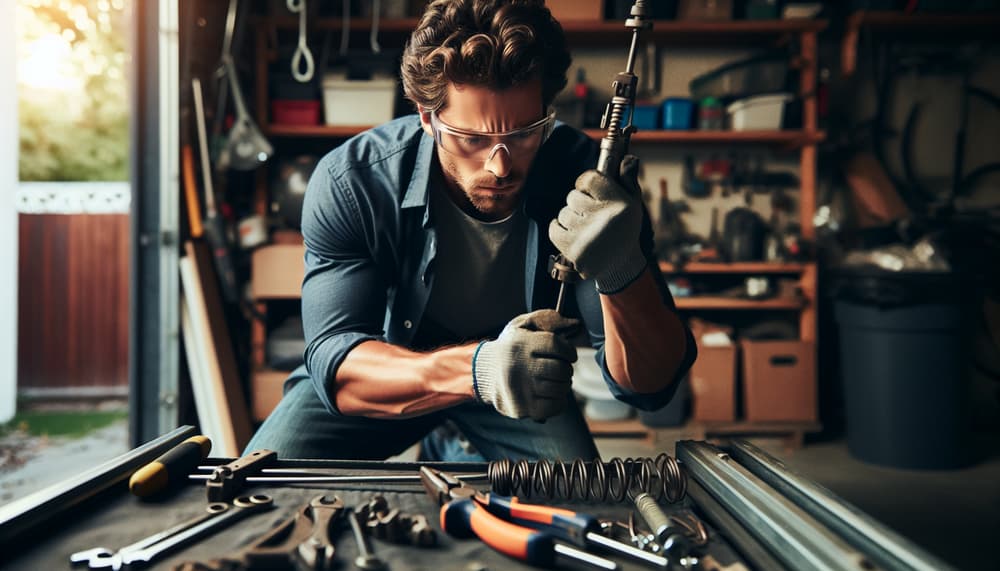 Our professional garage door repair process