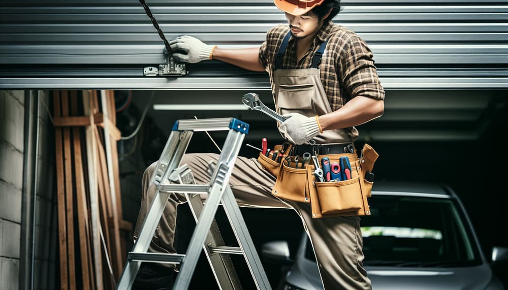 Our professional garage door opener repair process